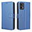 Funda de Cuero Cartera con Soporte Carcasa BY1 para Motorola Moto Edge 30 Lite 5G Azul