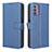 Funda de Cuero Cartera con Soporte Carcasa BY1 para Nokia G310 5G Azul