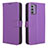 Funda de Cuero Cartera con Soporte Carcasa BY1 para Nokia G310 5G Morado