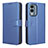Funda de Cuero Cartera con Soporte Carcasa BY1 para Nokia X30 5G Azul