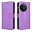 Funda de Cuero Cartera con Soporte Carcasa BY1 para OnePlus 11R 5G Morado