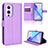 Funda de Cuero Cartera con Soporte Carcasa BY1 para OnePlus 9 5G Morado