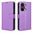 Funda de Cuero Cartera con Soporte Carcasa BY1 para OnePlus Nord 3 5G Morado