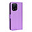 Funda de Cuero Cartera con Soporte Carcasa BY1 para Oppo Find X5 5G Morado