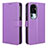 Funda de Cuero Cartera con Soporte Carcasa BY1 para Oppo Reno10 Pro+ Plus 5G Morado