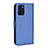 Funda de Cuero Cartera con Soporte Carcasa BY1 para Oppo Reno6 Z 5G Azul