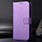 Funda de Cuero Cartera con Soporte Carcasa BY1 para Realme 8i Morado