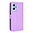 Funda de Cuero Cartera con Soporte Carcasa BY1 para Realme 9i 4G Morado