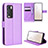 Funda de Cuero Cartera con Soporte Carcasa BY1 para Realme GT Master Explorer 5G Morado