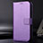 Funda de Cuero Cartera con Soporte Carcasa BY1 para Samsung Galaxy A22 5G Morado