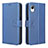 Funda de Cuero Cartera con Soporte Carcasa BY1 para Samsung Galaxy A23s Azul