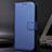 Funda de Cuero Cartera con Soporte Carcasa BY1 para Samsung Galaxy M12 Azul