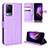 Funda de Cuero Cartera con Soporte Carcasa BY1 para Vivo V21s 5G Morado