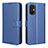 Funda de Cuero Cartera con Soporte Carcasa BY1 para Xiaomi Poco M5 4G Azul
