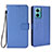 Funda de Cuero Cartera con Soporte Carcasa BY1 para Xiaomi Redmi 10 Prime Plus 5G Azul