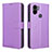 Funda de Cuero Cartera con Soporte Carcasa BY1 para Xiaomi Redmi A1 Plus Morado