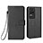 Funda de Cuero Cartera con Soporte Carcasa BY1 para Xiaomi Redmi K50 5G Negro