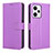 Funda de Cuero Cartera con Soporte Carcasa BY1 para Xiaomi Redmi Note 12 Explorer Morado