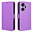 Funda de Cuero Cartera con Soporte Carcasa BY1 para Xiaomi Redmi Note 13 Pro+ Plus 5G Morado