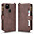 Funda de Cuero Cartera con Soporte Carcasa BY2 para Google Pixel 5a 5G Marron