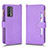 Funda de Cuero Cartera con Soporte Carcasa BY2 para Realme GT Master 5G Morado