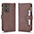 Funda de Cuero Cartera con Soporte Carcasa BY2 para Realme GT Neo2 5G Marron