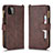 Funda de Cuero Cartera con Soporte Carcasa BY2 para Samsung Galaxy A22 5G Marron