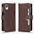 Funda de Cuero Cartera con Soporte Carcasa BY2 para Samsung Galaxy A23s Marron