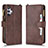 Funda de Cuero Cartera con Soporte Carcasa BY2 para Samsung Galaxy A32 4G Marron