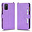 Funda de Cuero Cartera con Soporte Carcasa BY2 para Samsung Galaxy F02S SM-E025F Morado