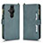 Funda de Cuero Cartera con Soporte Carcasa BY2 para Sony Xperia PRO-I Verde