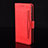 Funda de Cuero Cartera con Soporte Carcasa BY2 para Xiaomi Redmi 10 Power Rojo