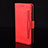 Funda de Cuero Cartera con Soporte Carcasa BY2 para Xiaomi Redmi K40 Gaming 5G Rojo