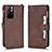 Funda de Cuero Cartera con Soporte Carcasa BY2 para Xiaomi Redmi Note 11 5G Marron