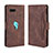 Funda de Cuero Cartera con Soporte Carcasa BY3 para Asus ROG Phone II ZS660KL Marron