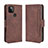 Funda de Cuero Cartera con Soporte Carcasa BY3 para Google Pixel 4a 5G Marron