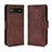 Funda de Cuero Cartera con Soporte Carcasa BY3 para Google Pixel 6a 5G Marron