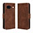 Funda de Cuero Cartera con Soporte Carcasa BY3 para Google Pixel 8a 5G Marron