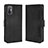 Funda de Cuero Cartera con Soporte Carcasa BY3 para HTC Desire 21 Pro 5G Negro