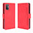 Funda de Cuero Cartera con Soporte Carcasa BY3 para HTC Desire 21 Pro 5G Rojo