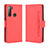 Funda de Cuero Cartera con Soporte Carcasa BY3 para HTC U20 5G Rojo