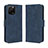 Funda de Cuero Cartera con Soporte Carcasa BY3 para Huawei Enjoy 50z Azul