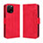 Funda de Cuero Cartera con Soporte Carcasa BY3 para Huawei Enjoy 50z Rojo