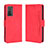 Funda de Cuero Cartera con Soporte Carcasa BY3 para Huawei Honor 10X Lite Rojo