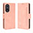 Funda de Cuero Cartera con Soporte Carcasa BY3 para Huawei Honor 50 Pro 5G Rosa