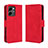 Funda de Cuero Cartera con Soporte Carcasa BY3 para Huawei Honor 80 SE 5G Rojo