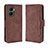 Funda de Cuero Cartera con Soporte Carcasa BY3 para Huawei Honor X40i 5G Marron