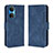 Funda de Cuero Cartera con Soporte Carcasa BY3 para Huawei Honor X7 Azul