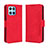 Funda de Cuero Cartera con Soporte Carcasa BY3 para Huawei Honor X8 5G Rojo