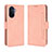 Funda de Cuero Cartera con Soporte Carcasa BY3 para Huawei Nova Y70 Rosa